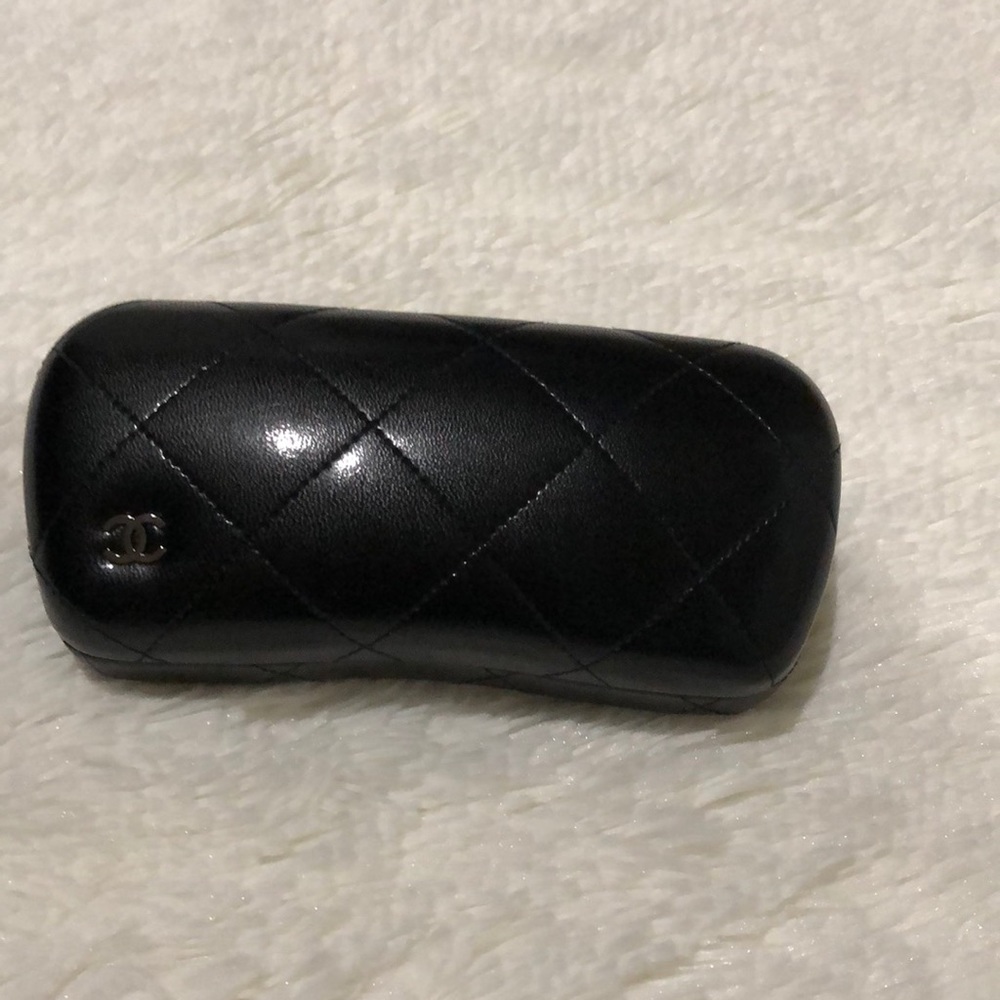 Authentic Chanel sun glasses case